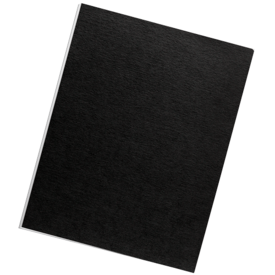 Linen Presentation Covers - Letter, Black, 200 pack